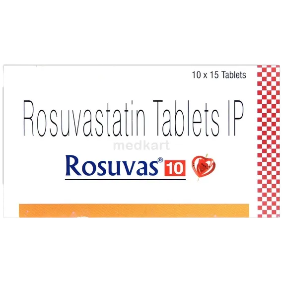 rosuvas 10mg tablet 15's